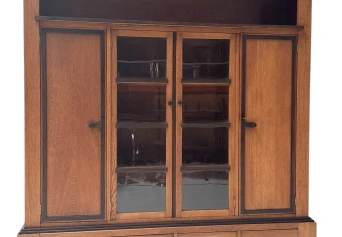 Art Deco Modernist Four-Door Bookcase, 1920s